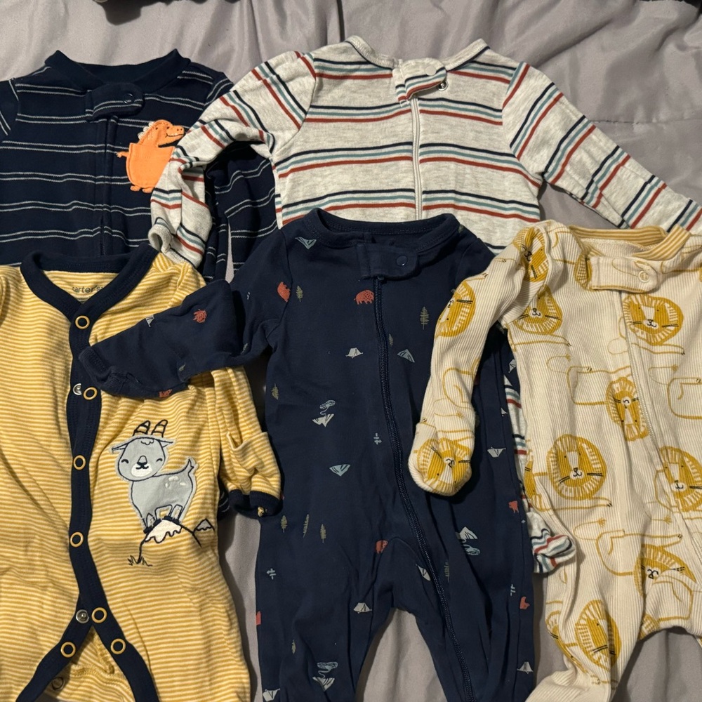 Baby's footed Onesies